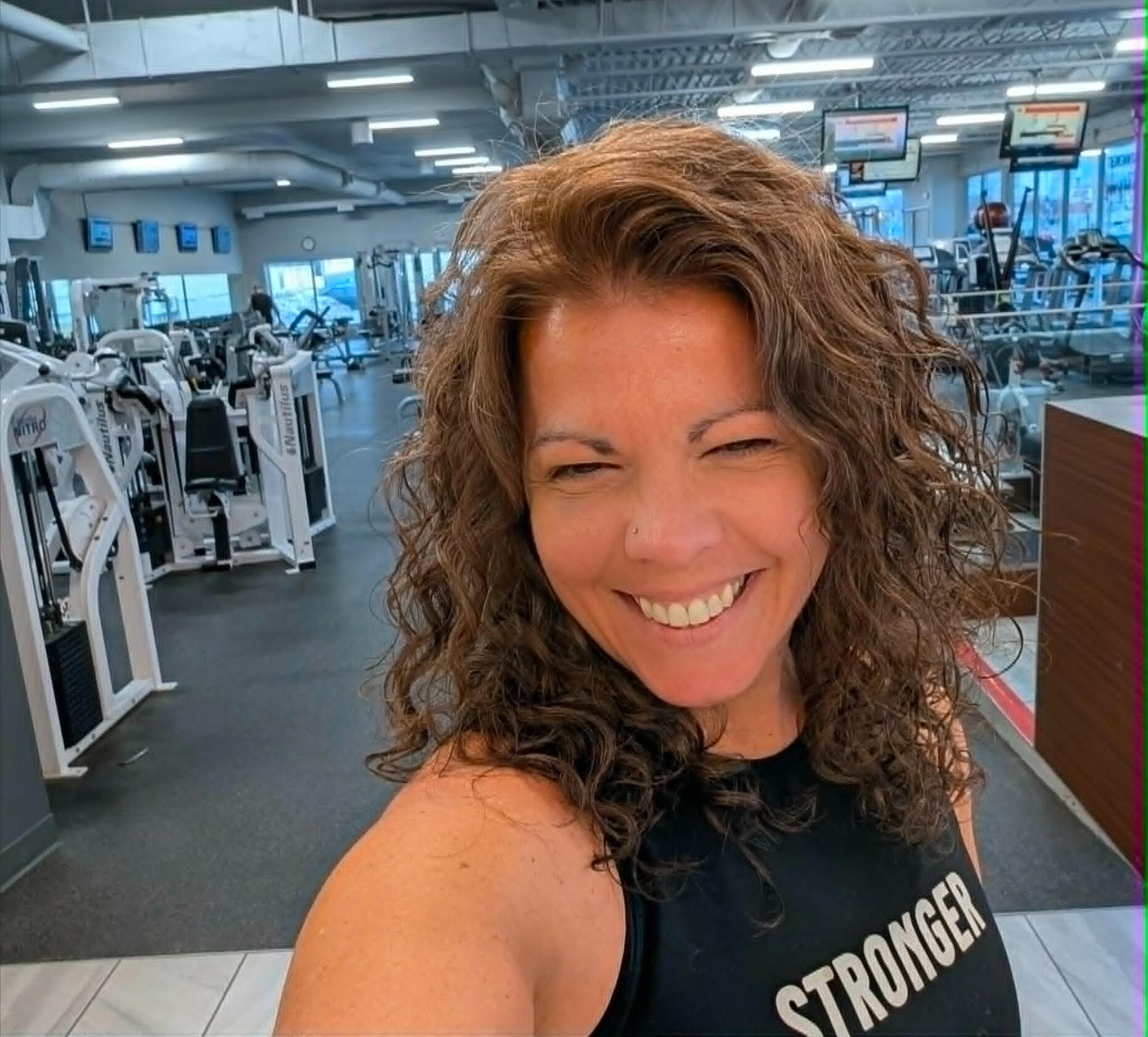 Mélanie, propriétaire du Gym
